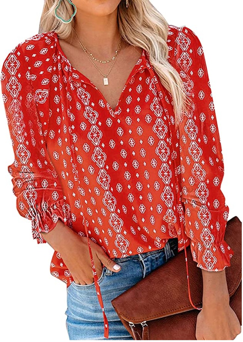 long sleeve flowy shirt