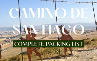 camino de santiago packing list